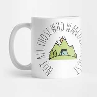 Cool hiking camping design for outdoor fans Mug